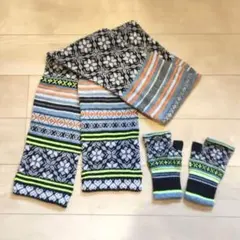 ERIBE【エリベ】FOREST SCARF フェアアイルマフラー・手袋