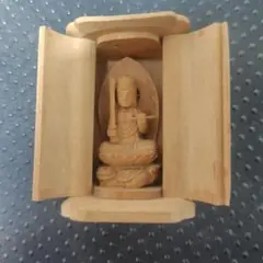 時代 仏教美術 木彫り 大黒天 厨子入 縁起物 - メルカリ