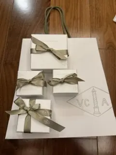 袋無し専用 ヴァンクリーフアーペル VCA ギフトボックス 4個セット 空箱