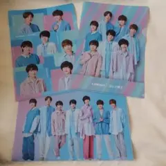 なにわ男子クリアファイル3枚セット