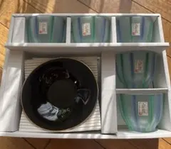 HOYA グラス 冷茶5客セット 未使用 京霞