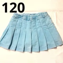 ラルフローレン　プリーツスカート　インナー付き　コーデュロイ　120cm