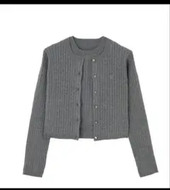 即購入可★タグ付きHer lip to Essential Cable Knitのサムネイル