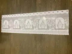 ホワイトレースカフェカーテン