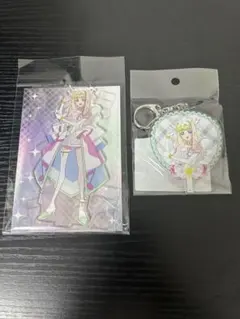 キミプリ展 キュアズキューン アクリルスタンド うちわ型アクリルキーホルダー