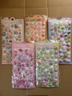 5シートセット ボンボンドロップシール　BONBON DROP