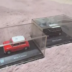 Mini Cooper ミニカー 2台セット ケース付き
