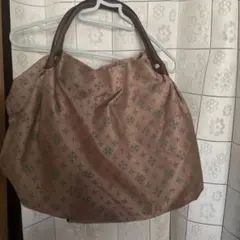 ピンク ナイロン トートバッグ