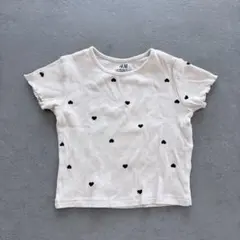 【h&m kids】 ハートリブニット　2-4y 100