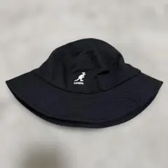 KANGOL ブラック バケットハット Mサイズ