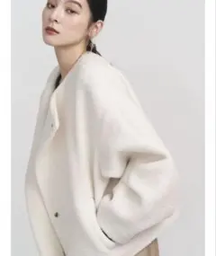 【新品未使用】LAGUNAMOON ラグナムーン ボアブルゾン アイボリー