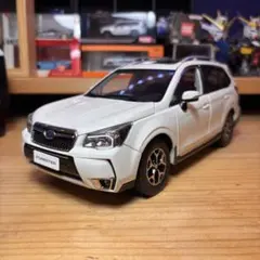 超希少 スバル フォレスター 1:18 ミニカー シルバー SH型 破格