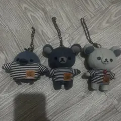 リラックマ コリラックマ キイロイトリ デニムぶらさげぬいぐるみ