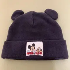 H&Mベビー用ニット帽 ブラック 3-6ヶ月