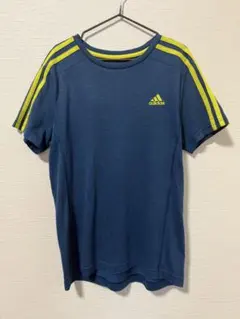 adidas アディダス キッズ 半袖Tシャツ ネイビー 150 サッカーのサムネイル