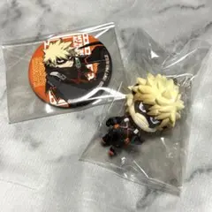 爆豪勝己 映画ヒロアカ WHM TOHO 円盤特典缶バッジ キーホルダー