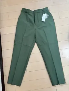 [新品タグ付き] StyleNoto オリーブグリーン スラックス Lサイズ