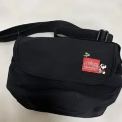 マンハッタンポーテージ スヌーピー ショルダーバッグ ブラック