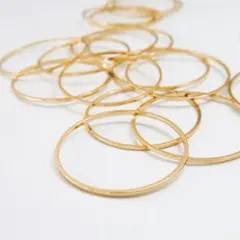 アクセサリー作りやレジンパーツとしても◎ ラウンドサークル 20mm 10個