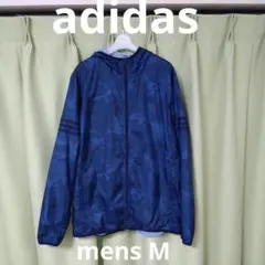 adidas ネイビー カモフラージュ ジャケット M