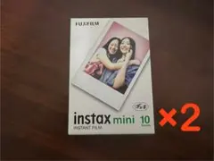 FUJIFILM instax mini インスタントフィルム 10枚入り×2個