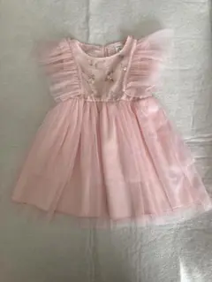 SHEIN ベビードレス 女の子 18-24M 80 90 ピンク 美品