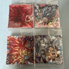ドラゴンボール 超戦士シールウエハース 4枚セット