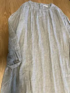 スタディオクリップ　ガーゼ生地ワンピース