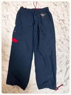 ☘️P1☘tommy jeans ネイビー トラックパンツ ウィンドブレーカー Lのサムネイル