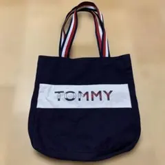 TOMMY HILFIGER ネイビー トートバッグ