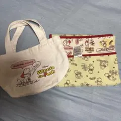 Disney Winnie the Pooh おむつ替えシート トートバッグ付のサムネイル