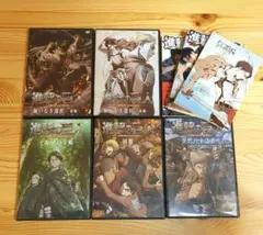 進撃の巨人 DVD 全5巻＋悔いなき選択全2巻(2巻は特装版)