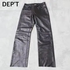 90s ロンドン購入 牛革 レザーパンツ W32 本革 極美品 カムデンタウン