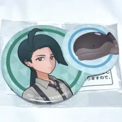 ポケマス　ポケモン＆トレーナー　缶バッジ　チリ＆ドオー