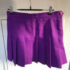 テニススカート　プリーツスカート 紫