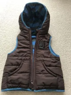 リバーシブル ダウンベスト　サイズ90