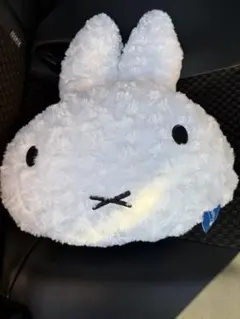 미피 얼굴 쿠션 화이트