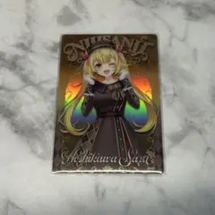 【即購入可】 星川サラ にじさんじ ウエハース2 メタリックプラカード