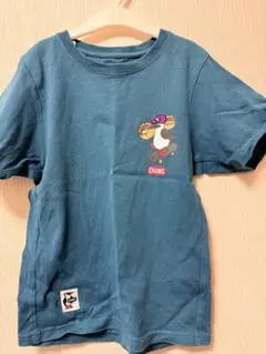 CHUMS Kid's L Tシャツ ダークブルー