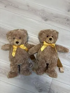 ！！2体まとめ売り！！リュック型くまぬいぐるみ