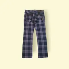 希少 EDWIN BLUE TRIP チェックパンツ BT5502 M 日本製