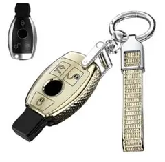 メルセデスベンツ　キーケース キーカバー キーホルダー ゴールド