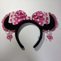 ピンクイヤリングカチューシャ ミニー