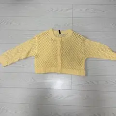 H&M イエローカーディガン Lサイズ