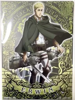 進撃の巨人　クリアファイル　エルヴィン　【新品未使用】