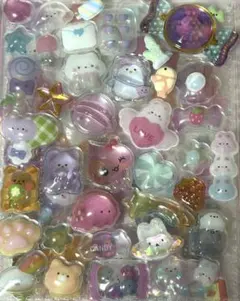 ボンボンドロップシール ぷくぷくシール おすそ分け