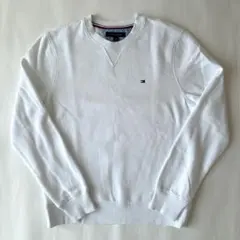 TOMMY HILFIGER ホワイト 裏起毛スウェット M