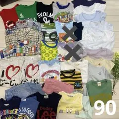 半袖　90 Tシャツ　ハーフパンツ　インナーシャツ　まとめ売り　スボルメユニクロ