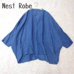 【nest Robe】ハードマンズリネン100%シャツ　ドルマンスプルオーバーのサムネイル