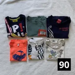 r*e様 半袖　tシャツ　90cm 6枚+おまけズボン1枚